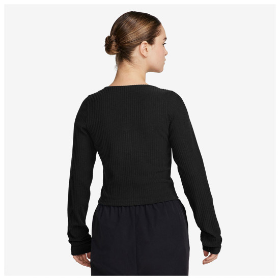 Nike Γυναικεία ζακέτα Sportswear Chill Knit Slim Full-Zip Ribbed Cardigan